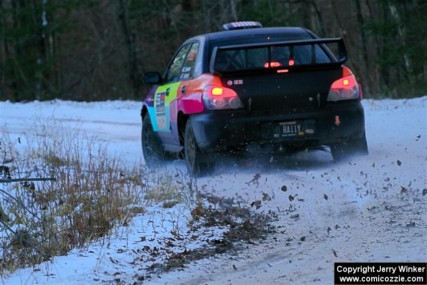 Colin Gleason / Tom Addison Subaru Impreza 2.5RS on SS3, Eastbound Again.