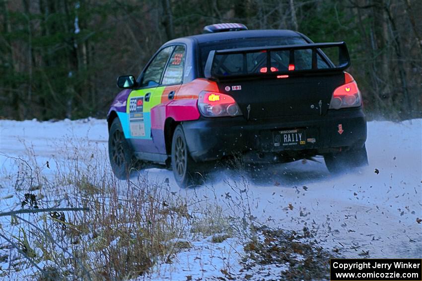 Colin Gleason / Tom Addison Subaru Impreza 2.5RS on SS3, Eastbound Again.