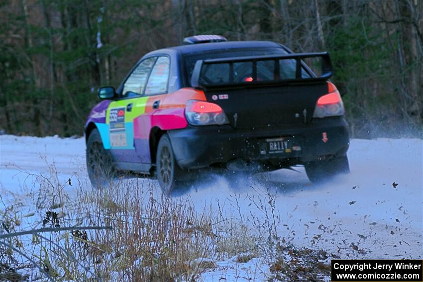 Colin Gleason / Tom Addison Subaru Impreza 2.5RS on SS3, Eastbound Again.