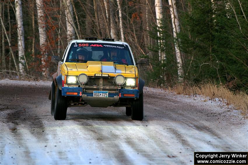 Scott Parrott / Shawn Silewski Chevy S-10 on SS3, Eastbound Again.