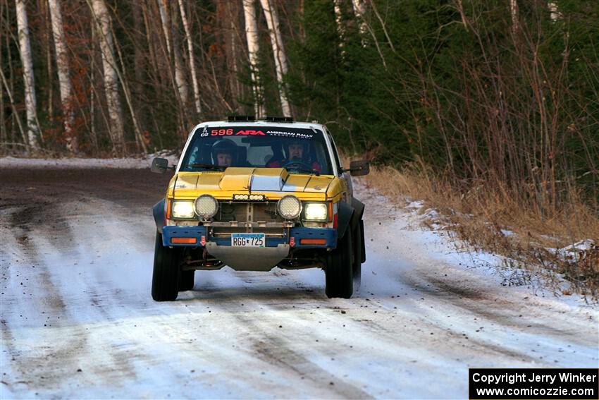 Scott Parrott / Shawn Silewski Chevy S-10 on SS3, Eastbound Again.