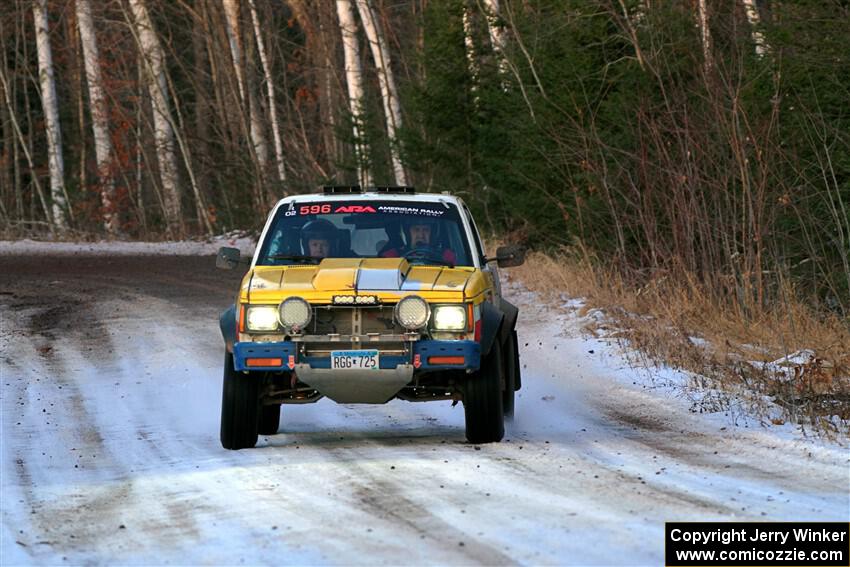 Scott Parrott / Shawn Silewski Chevy S-10 on SS3, Eastbound Again.