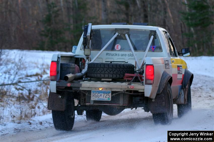 Scott Parrott / Shawn Silewski Chevy S-10 on SS3, Eastbound Again.