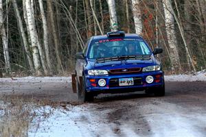 Mark Lietha / Brayden Samis Subaru Impreza 2.5RS on SS3, Eastbound Again.