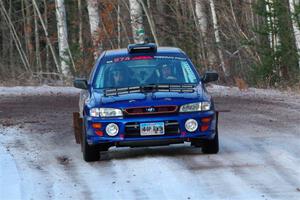 Mark Lietha / Brayden Samis Subaru Impreza 2.5RS on SS3, Eastbound Again.