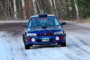 Mark Lietha / Brayden Samis Subaru Impreza 2.5RS on SS3, Eastbound Again.