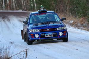 Mark Lietha / Brayden Samis Subaru Impreza 2.5RS on SS3, Eastbound Again.