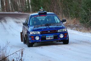 Mark Lietha / Brayden Samis Subaru Impreza 2.5RS on SS3, Eastbound Again.