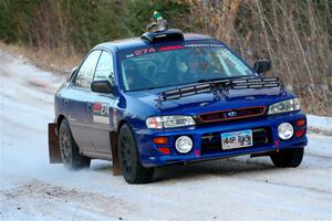 Mark Lietha / Brayden Samis Subaru Impreza 2.5RS on SS3, Eastbound Again.