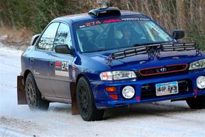 Mark Lietha / Brayden Samis Subaru Impreza 2.5RS on SS3, Eastbound Again.