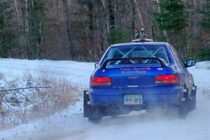 Mark Lietha / Brayden Samis Subaru Impreza 2.5RS on SS3, Eastbound Again.