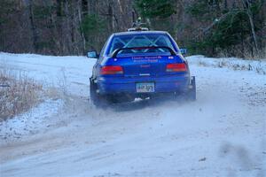 Mark Lietha / Brayden Samis Subaru Impreza 2.5RS on SS3, Eastbound Again.