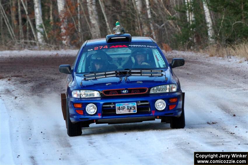 Mark Lietha / Brayden Samis Subaru Impreza 2.5RS on SS3, Eastbound Again.