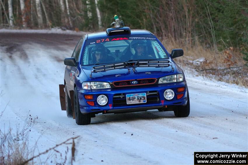 Mark Lietha / Brayden Samis Subaru Impreza 2.5RS on SS3, Eastbound Again.