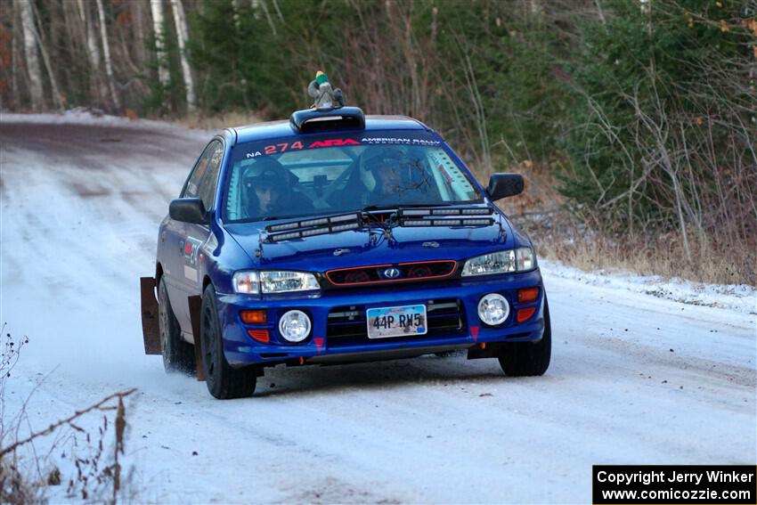 Mark Lietha / Brayden Samis Subaru Impreza 2.5RS on SS3, Eastbound Again.