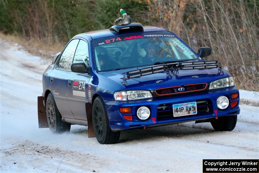 Mark Lietha / Brayden Samis Subaru Impreza 2.5RS on SS3, Eastbound Again.