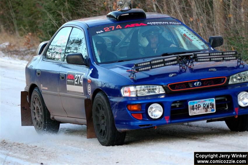 Mark Lietha / Brayden Samis Subaru Impreza 2.5RS on SS3, Eastbound Again.