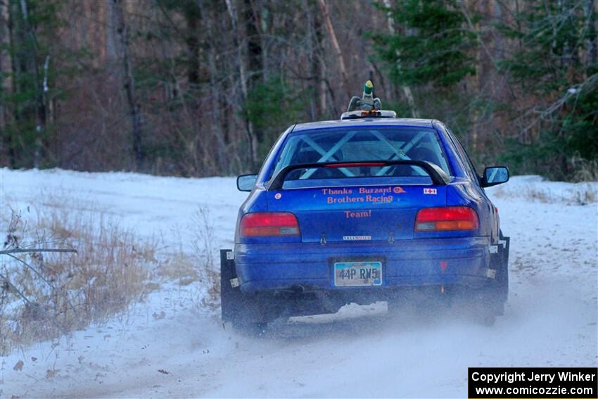 Mark Lietha / Brayden Samis Subaru Impreza 2.5RS on SS3, Eastbound Again.