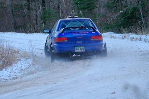 Mark Lietha / Brayden Samis Subaru Impreza 2.5RS on SS3, Eastbound Again.