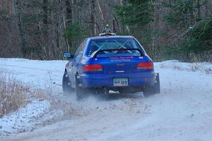 Mark Lietha / Brayden Samis Subaru Impreza 2.5RS on SS3, Eastbound Again.