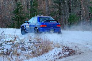 Mark Lietha / Brayden Samis Subaru Impreza 2.5RS on SS3, Eastbound Again.