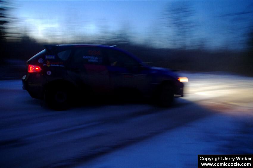 Silas Himes / Aleut Hatfield Subaru WRX STi on SS4, Westbound Again.