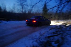 Connor Himes / Elliot Prusi Subaru Impreza on SS4, Westbound Again.