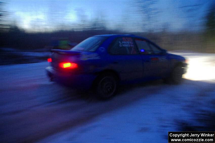 Connor Himes / Elliot Prusi Subaru Impreza on SS4, Westbound Again.