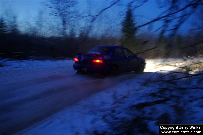 Connor Himes / Elliot Prusi Subaru Impreza on SS4, Westbound Again.