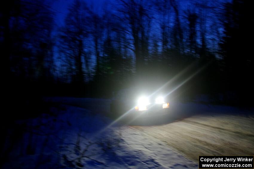 Tyler Matalas / John Farrow Subaru Impreza LX on SS4, Westbound Again.