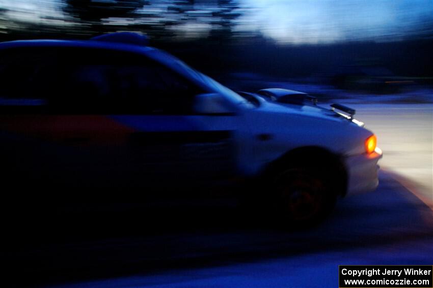 Tyler Matalas / John Farrow Subaru Impreza LX on SS4, Westbound Again.