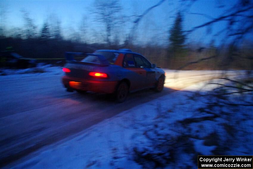 Tyler Matalas / John Farrow Subaru Impreza LX on SS4, Westbound Again.