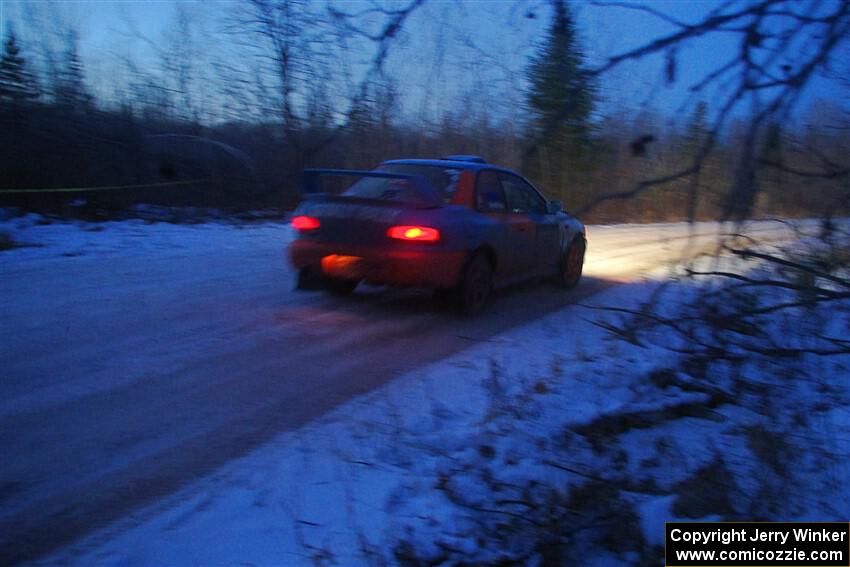 Tyler Matalas / John Farrow Subaru Impreza LX on SS4, Westbound Again.