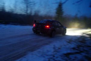 Peter Farrow / Jackson Sedivy Subaru WRX on SS4, Westbound Again.