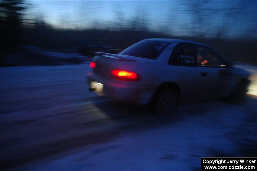 Jack Nelson / Isaac Zink Subaru Impreza on SS4, Westbound Again.