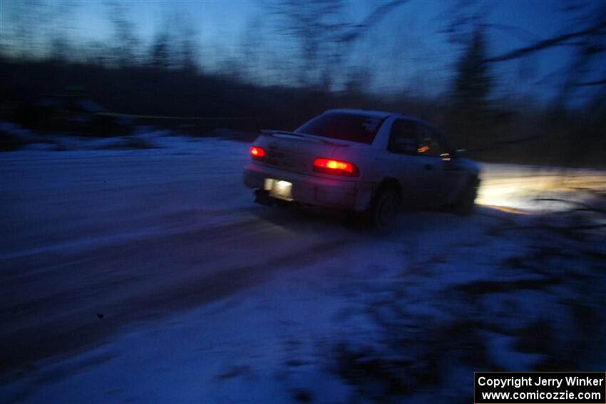 Jack Nelson / Isaac Zink Subaru Impreza on SS4, Westbound Again.