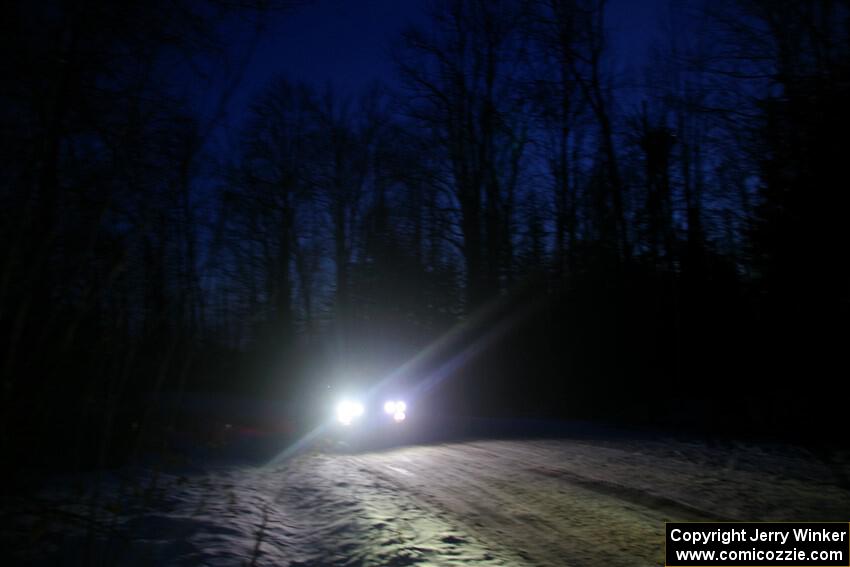 Peter Farrow / Jackson Sedivy Subaru WRX on SS4, Westbound Again.