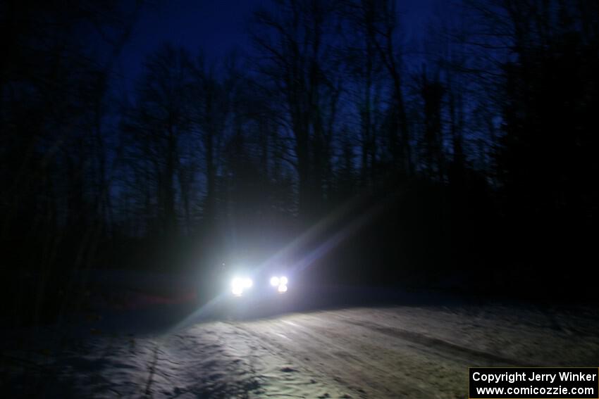 Peter Farrow / Jackson Sedivy Subaru WRX on SS4, Westbound Again.