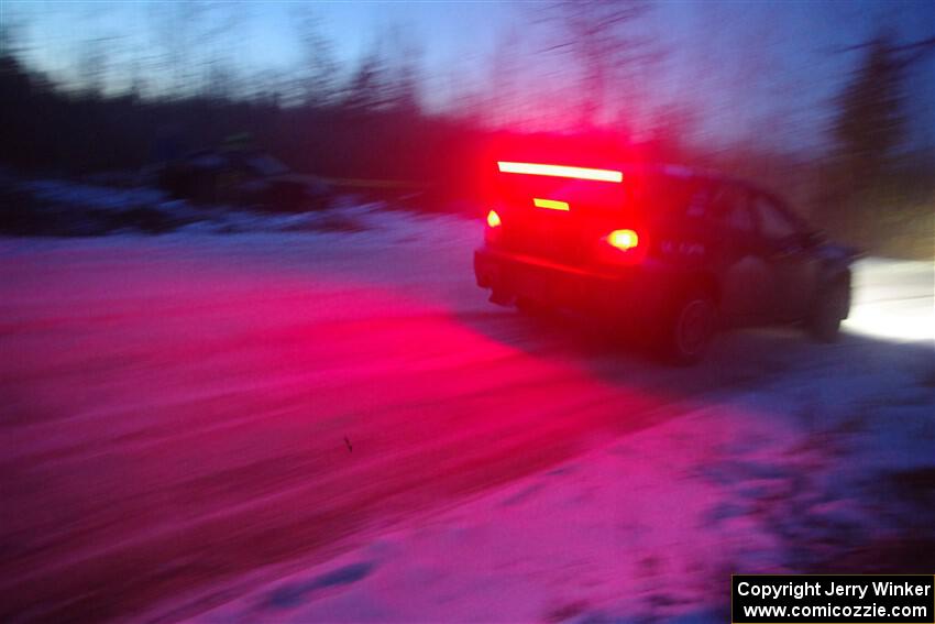 Peter Farrow / Jackson Sedivy Subaru WRX on SS4, Westbound Again.