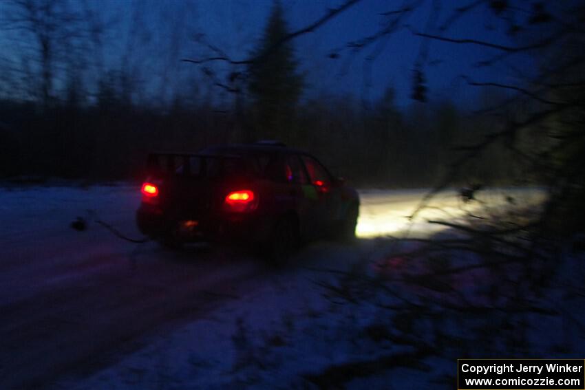 Colin Gleason / Tom Addison Subaru Impreza 2.5RS on SS4, Westbound Again.