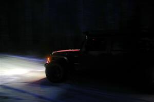 A Jeep Wrangler sweeps SS4, Westbound Again.