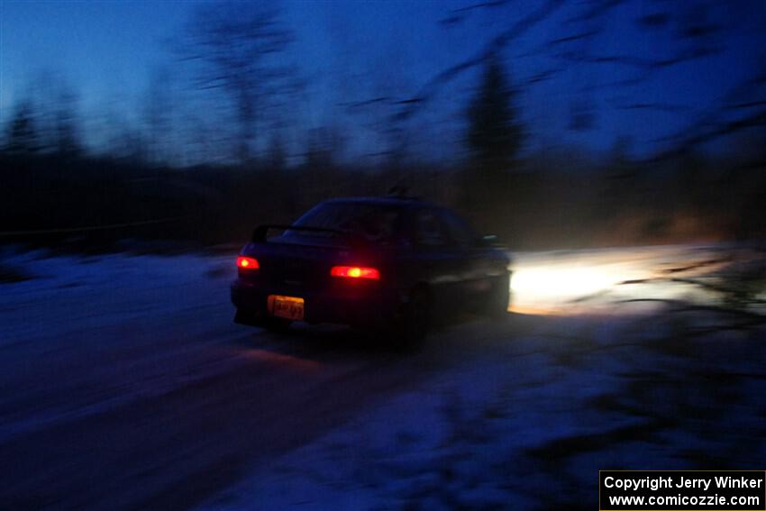 Mark Lietha / Brayden Samis Subaru Impreza 2.5RS on SS4, Westbound Again.