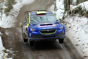 Brandon Semenuk / Keaton Williams Subaru WRX ARA24 on SS11, Old State-Huff II.