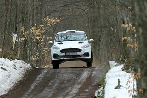 Javier Olivares / K.J. Miller Ford Fiesta Rally3 on SS11, Old State-Huff II.