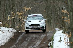 Javier Olivares / K.J. Miller Ford Fiesta Rally3 on SS11, Old State-Huff II.