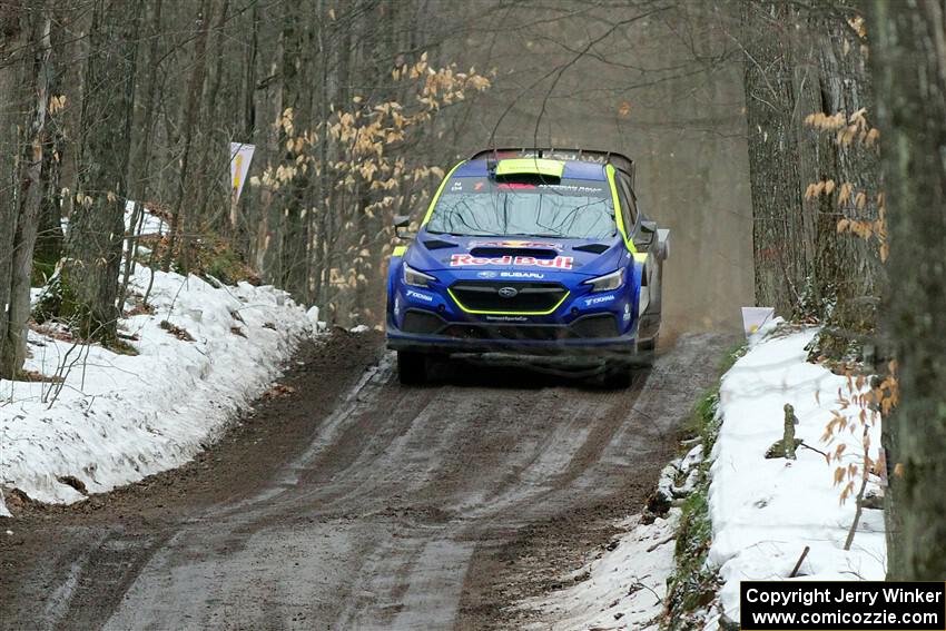 Brandon Semenuk / Keaton Williams Subaru WRX ARA24 on SS11, Old State-Huff II.