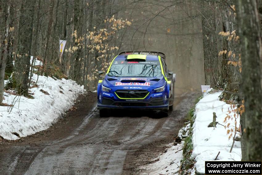 Brandon Semenuk / Keaton Williams Subaru WRX ARA24 on SS11, Old State-Huff II.