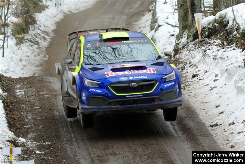 Brandon Semenuk / Keaton Williams Subaru WRX ARA24 on SS11, Old State-Huff II.