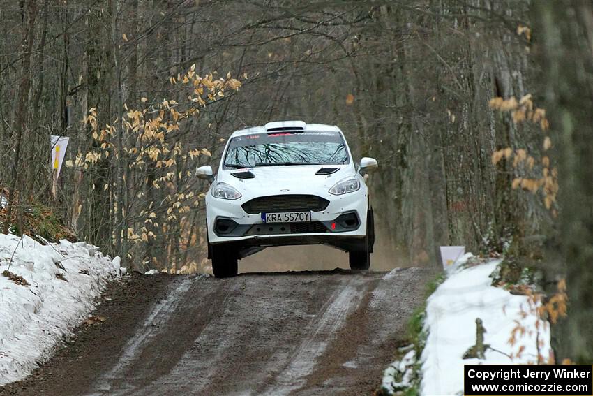 Javier Olivares / K.J. Miller Ford Fiesta Rally3 on SS11, Old State-Huff II.