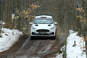 Javier Olivares / K.J. Miller Ford Fiesta Rally3 on SS11, Old State-Huff II.